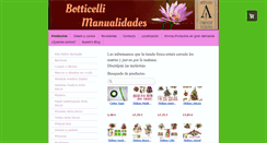 Desktop Screenshot of botticellimanualidades.com