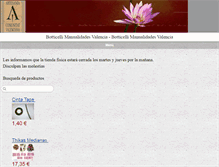 Tablet Screenshot of botticellimanualidades.com